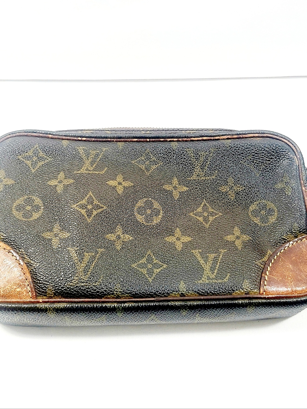 Vintage Louis Vuitton Leather Clutch Bag - Picture 7 of 8